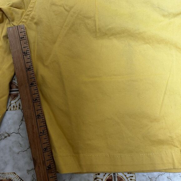 Hudson & Barrow Chino Shorts Men's‎ 36 Yellow  Preppy - Picture 5 of 5